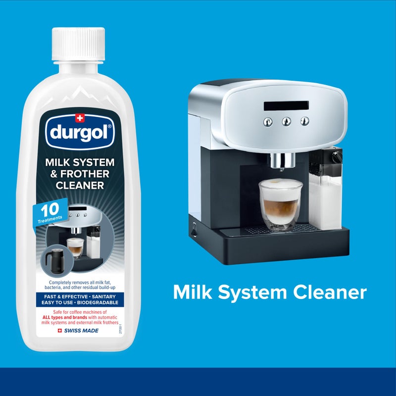 Durgol Milk System And Frother Cleaner For All Brands Of Coffee Makers, External Milk Frothers,16.9 Ounce, White - Image 3